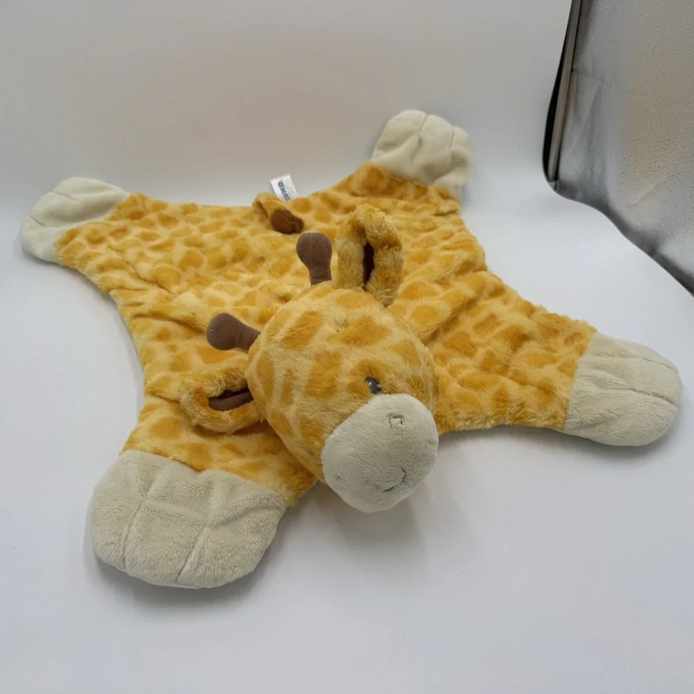 GUND Comfy Cozy Giraffe Baby Security Blanket Lovey Plush Satin Back 320181